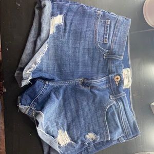 Blue jeans shorts